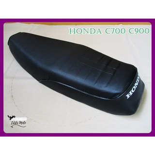 HONDA C700 C900 COMPLETE DOUBLE SEAT "BLACK"  // เบาะรถมอเตอร์ไซค์ สีดำ หนังพีวีซี สินค้าคุณภาพดี