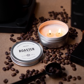 เทียนหอม เทียนไขถั่วเหลือง กลิ่น Roaster - Coffee &amp; chocolate