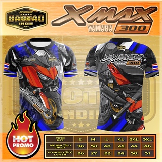 XMAX300 เสื้อซิ่งพิมพ์ลาย 4 สีให้จัด ใส่ออกทริปหล่อๆกันเลย เนื้อผ้าคุณภาพเย็นสบายเช่นเดิมเพื่มเติมใส่ปุ๊บหล่อเลยจ๊ะ