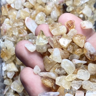 ซิทริน Citrine ขนาดเล็ก ขัดเงา หนัก 50-100 กรัม คริสตัล หินเกล็ด หินธรรมชาติ แร่ หินสี ของสะสม หินนำโชค หินมงคล TB