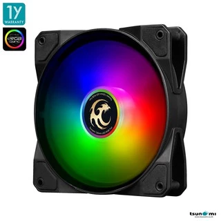 พัดลมระบายความร้อน Tsunami ABLAZE (cRGB Sync) Series RGB Cooling Fan X1 (รับประกันสินค้า 1 ปี)
