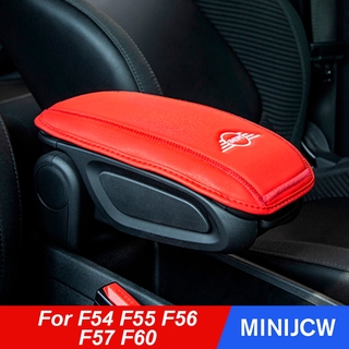 ปลอกหนังหุ้มที่เท้าแขนในรถยนต์สําหรับ Mini Cooper S Jcw F54 F55 F56 F57 F60