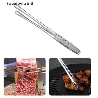 Trwitr ที่คีบอาหาร สเตนเลส สไตล์ญี่ปุ่น อุปกรณ์เสริมห้องครัว สําหรับบาร์บีคิว 1 ชิ้น