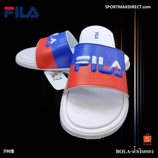 FILA  รุ่น Bola รองเท้าแตะผู้ชาย (BOLA-ขาว/น้ำเงิน/แดง) SPM