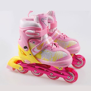 รองเท้าสเก็ต โรลเลอร์เบลด Skate Roller Blade รุ่น 12 สีชมพู (Size: S)