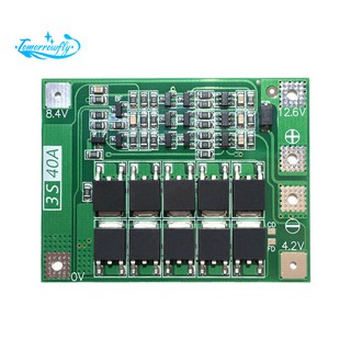 3s 40 a li - ion ลิเธียมชาร์จแบตเตอรี่ pcb bms สําหรับสว่านมอเตอร์ 11 . 1 v 12 . 6 v lipo cell