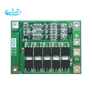 3s 40 a li - ion ลิเธียมชาร์จแบตเตอรี่ pcb bms สําหรับสว่านมอเตอร์ 11 . 1 v 12 . 6 v lipo cell