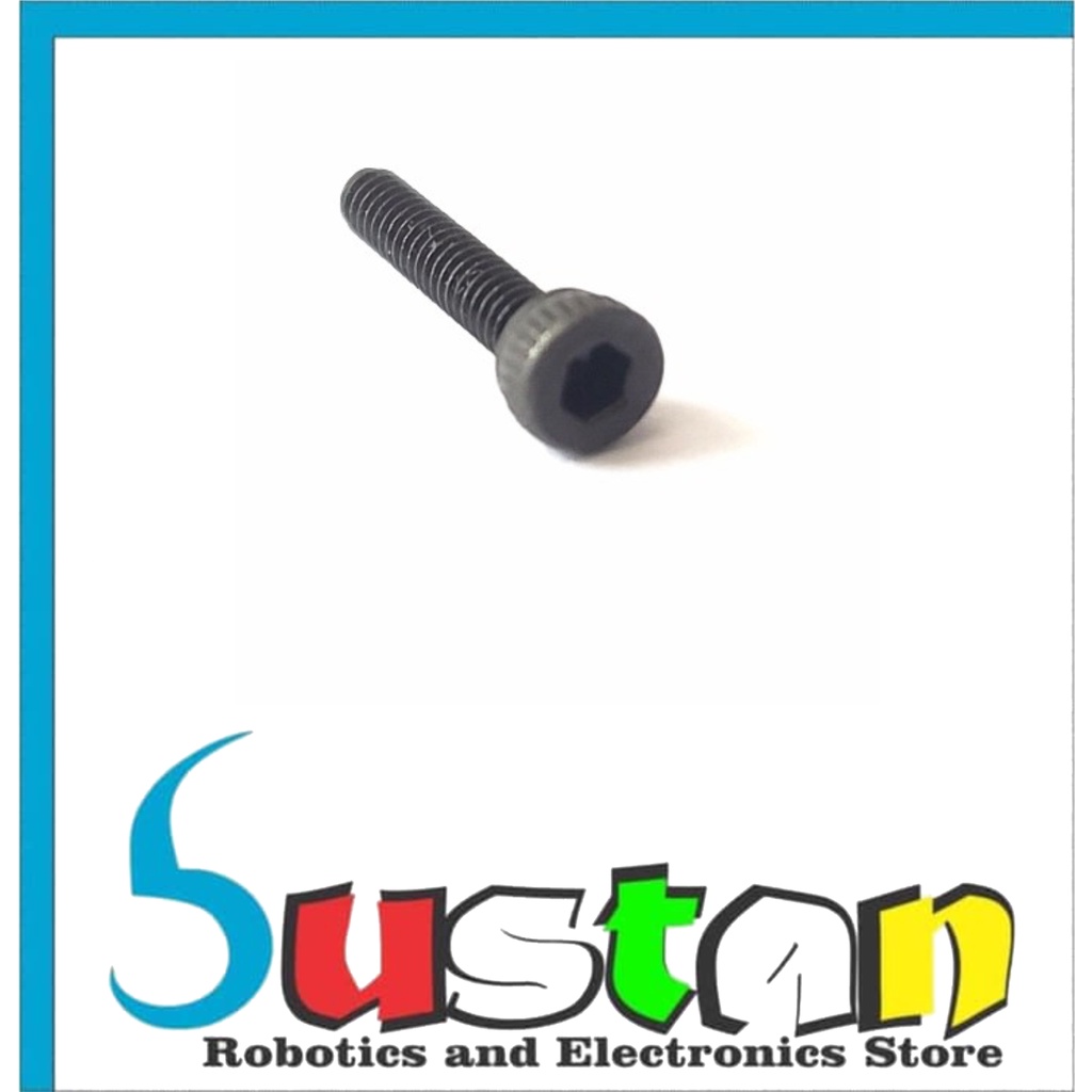 2MM M2X10M M2X10 BLACK HEAD ROUND HEXAGONAL โลหะ SCREW สูง 10 มม.