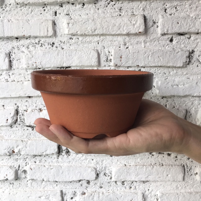 No.5 Tokoname bonsai training pot กระถางเทรนนิ่งบอนไซญี่ปุ่น