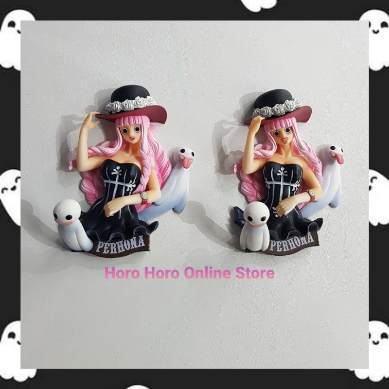✅ ของสะสม วันพีซ แท้ !! 💗 โมเดล เพโรน่า งาน H.O.O.K. ด้านหลังเป็นแม่เหล็ก 💗 Perhona One Piece 2D Mod