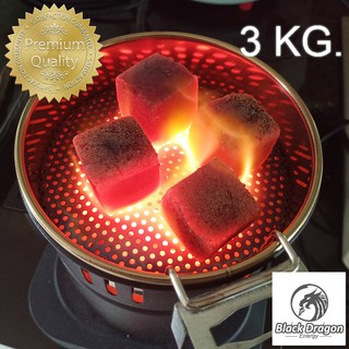 BlackDragon ถ่านบาบีคิว ถ่านอัดแท่งกะลามะพร้าว รูปทรงสี่เหลี…