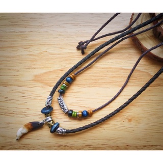 พร้อมส่ง! สร้อยถักสไตล์โบฮีเมียน Bohemian vintage style necklace