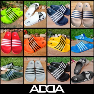 รองเท้าแตะ adda แบบสวม,รองเท้าลำลองผู้ชาย adda รุ่น 55R01 มีหลายสี
