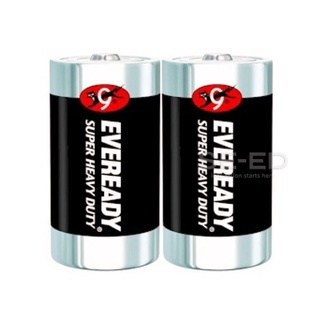 ถ่านคาร์บอนซิงค์ เอเวอเรดี้ 1250-D แพ็ก 2 ก้อน (Eveready Carbon Zinc 1250-D SW2)