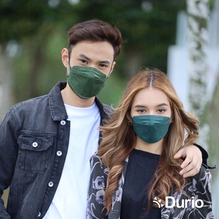 DURIO 904 KF94 Respirator (Army Green/ Emerald) - 1 กล่อง 10 ชิ้น