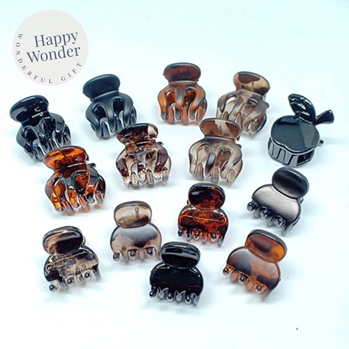 2 ชิ้น กิ๊บติดผม กิ๊บหนีบผมคู่ ตัวเล็ก 1.5 - 2.2 cm กิ๊ฟดำ น้ำหนักเบา หนีบแน่น สไตล์เกาหลี