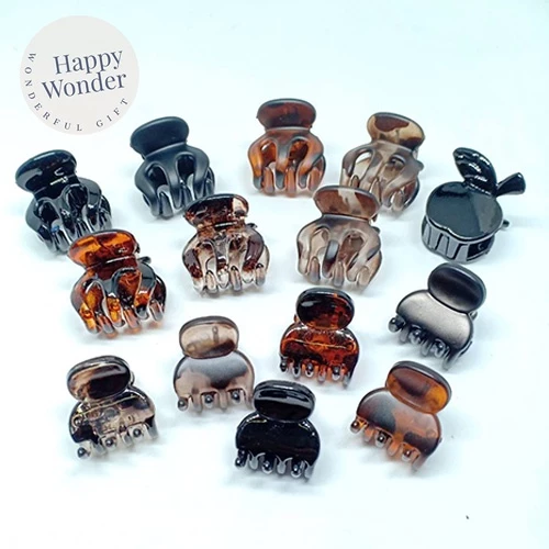 2 ชิ้น กิ๊บติดผม กิ๊บหนีบผมคู่ ตัวเล็ก 1.5 - 2.2 cm กิ๊ฟดำ น้ำหนักเบา หนีบแน่น สไตล์เกาหลี