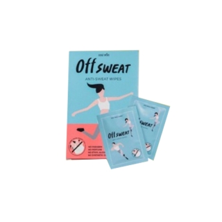 OFF SWEAT antiperspirant wipes 1 box แผ่นระงับเหงื่อ ระงับกลิ่นกาย