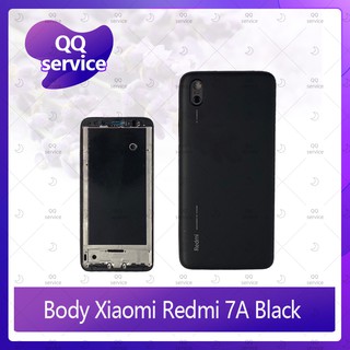 Body Xiaomi Redmi 7A อะไหล่บอดี้ เคสกลางพร้อมฝาหลัง Body อะไหล่มือถือ คุณภาพดี QQ service