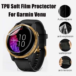 ฟิล์มกันรอยหน้าจอ ไฮโดรเจลกันน้ํา TPU 1/3/5 ชิ้นสําหรับ Garmin Venu GPS Smart Watch