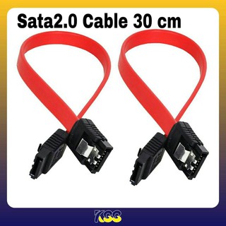 สาย Sata 2.0 ยาว 30cm ใช้เชื่อมต่อ HDD,DVD-RW ภายใน กับเมนบอร์ด  pc