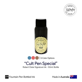 Robert Oster "Cult Pens Special" Signature Ink 50ml Bottle - หมึกเติมปากกา ขนาด 50 มล.