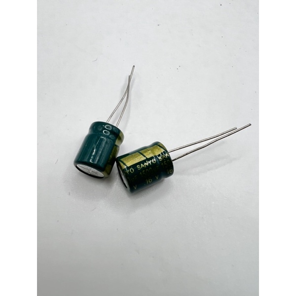 แพ็ค 5ตัว ตัวเก็บประจุ capacitor 1500UF 6.3v 16v 2ขา