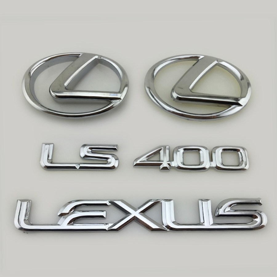 สติกเกอร์โลโก้ภาษาอังกฤษ ด้านหน้า และด้านหลัง สําหรับ Toyota Harrier Lexus LS400