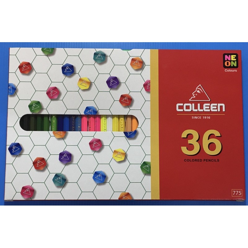 สีไม้ยาว 36 แท่ง 36 สี คอลลีน 775