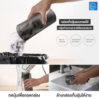 Deerma DX700 DX700S DX810 เครื่องดูดฝุ่นพลังไซโคลน 2 in 1 15000Pa
