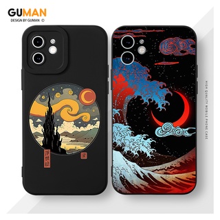 GUMAN เคสไอโฟน เคสซิลิโคนนุ่มกันกระแทกน่ารักตลก เคสโทรศัพท์ Compatible for iPhone 14 13 12 11 Pro Max SE 2020 X XR XS 8 7 6 6S Plus พลัส XYM1112