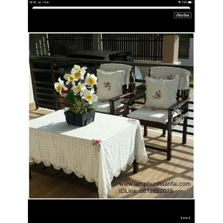 ผ้าปูโต๊ะผ้าฝ้าย1.10มยาว1.50ม