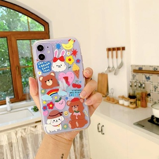 ❄️-พร้อมส่งในไทย-เคสซิลิโคน สกรีนลายการ์ตูน TPU นิ่ม ใช้สำหรับIPทุกรุ่น #883