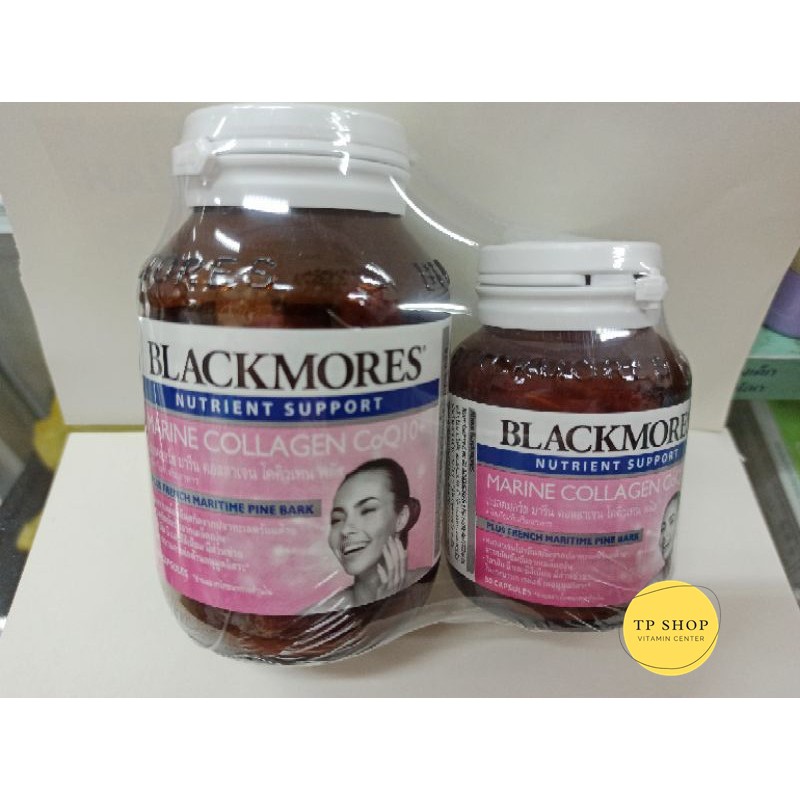 ( ราคาถูกพิเศษ ) Blackmore's marine collagen Q10+ Set 60+30 เม็ด
