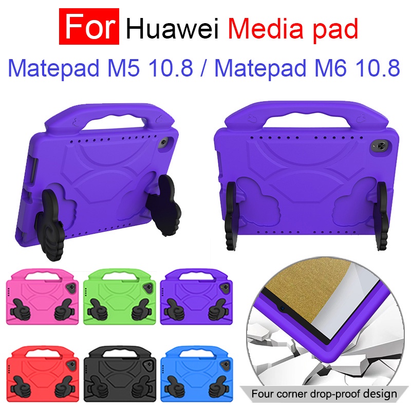 เคสสําหรับ Huawei Mediapad M5 10.8 M6 10.8 Eva เคสหูฟังพร้อมขาตั้งกันกระแทก