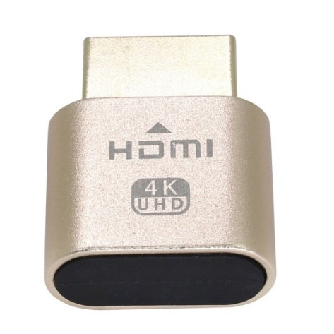 HDMI Dummy Plug 4K Plug Display Adapter Headless Ghost Display Emulator hdmi ดัมมี่ ราคาต่อตัวนะครับ ส่งจากไทยไม่ต้องรอน