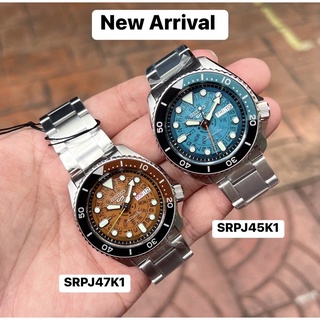 New 5 Sports Automatic Time Sonar Skeleton รุ่น SRPJ45K1,SRPJ45K,SRPJ45 และ รุ่น SRPJ47K1,SRPJ47K,SRPJ47