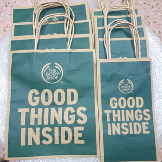 พร้อมส่ง ถุงกระดาษ The Body Shop มีหลายไซส์