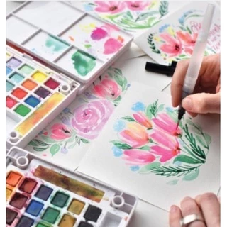 🔥ออกใบเสร็จได้!!🔥 สีน้ำตลับ KOI ขนาด 12/18/24/30/36/48 สี Sakura สีน้ำก้อน สีน้ำพกพา สีน้ำ สินค้าจากประเทศญี่ปุ่น