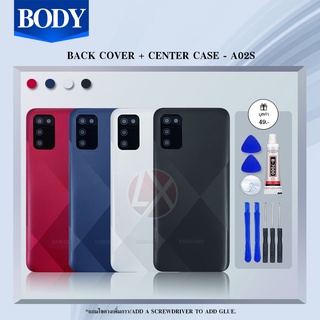 บอดี้ Body（ฝาหลัง+ เคสกลาง）Samsung A02s（SM-A025）