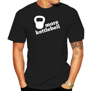 เสื้อยืดลําลอง ผ้าฝ้าย 100% แขนสั้น คอกลม พิมพ์ลาย More Kettlebell แฟชั่นสําหรับผู้ชายS-5XL