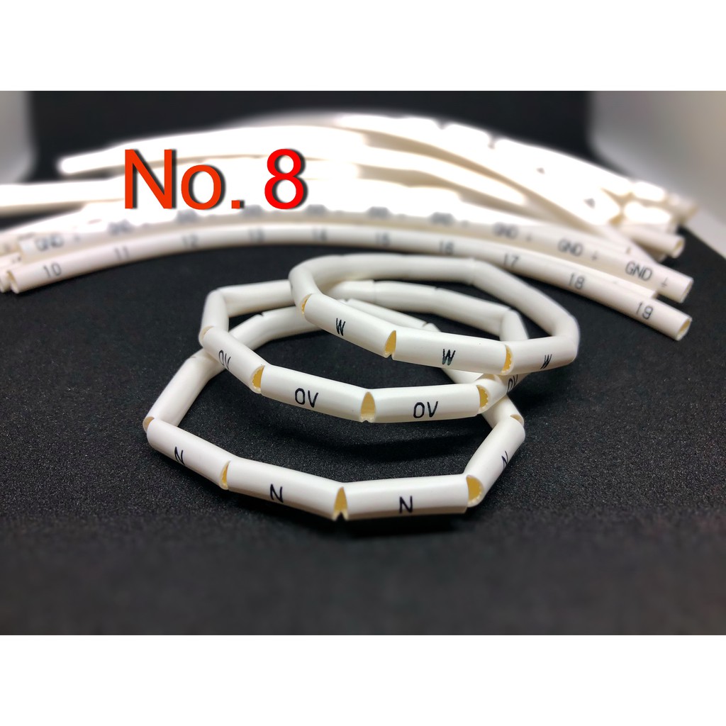 WIRE MARKER วายมาร์คเกอร์ ตัวเลือกชุดที่ 8 (ราคาต่อ10ชิ้น)
