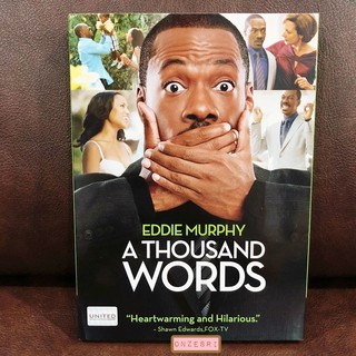 DVD A Thousand Words (2012) ปาฏิหาริย์ 1,000 คํา กําราบคนขี้จุ๊ (DVD มีเสียงไทย/อังกฤษ มีซับไทย/อังกฤษ)