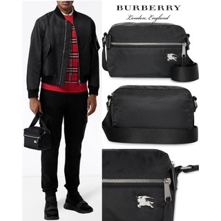 BURBERRY FRAGRANCES EKD AVIATOR NYLON &amp; LEATHER CROSSBODY BAG VIP GIFT WITH PURCHASE(GWP)แท้​💯