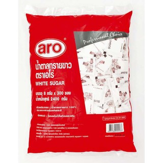 เอโร่ น้ำตาลซอง 8 กรัม x 300 ซอง Aroma sugar sachet 8 grams x 300 sachets