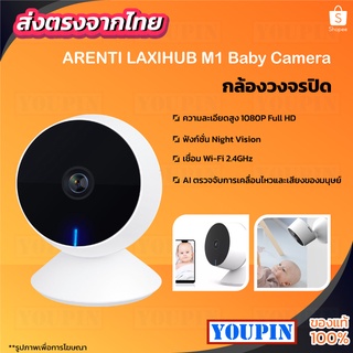 [Voucher:YOUP1N1YP]Xiaomi ARENTI Laxihub M1 Security Camera 1080P Baby Camera (Global Version) กล้องวงจรปิดไร้สาย APP