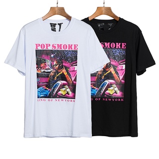 Vlone เสื้อยืดลําลองสําหรับ Unisex ผ้าฝ้ายแขนสั้นขนาดพลัส S-Xl