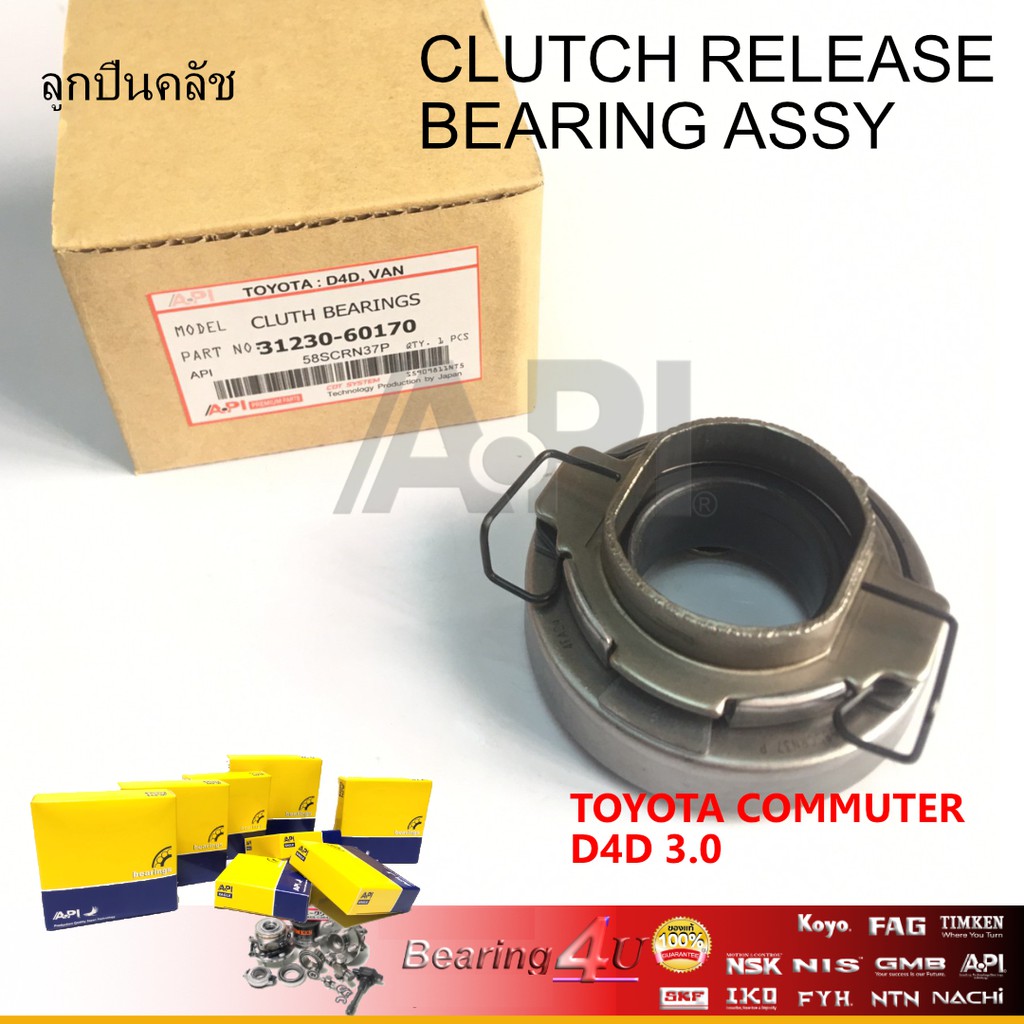 ลดราคา API & NIS ลูกปืนคลัชท์ รถตู้ TOYOTA Commuter ดีเซลเครื่อง 3.0 2KD 58SCRN37 #ค้นหาเพิ่มเติม ชุดลูกลอกสายพานหน้าเครื่อง ล้อหลังทั้งดุม LANCER EX NTN Toyota New Camry ชุดสายพานไทม์มิ่ง