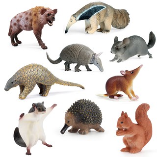 [ราคาขายส่ง] HOT SALE สัตว์ป่าในแอฟริกา Anteater Hyaenidae Pangolin แบบจำลองสัตว์