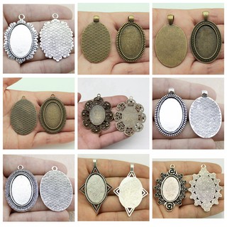 CHARMS 20X30 มม. จี้รูปไข่ Diy สําหรับใช้ทําเครื่องประดับ